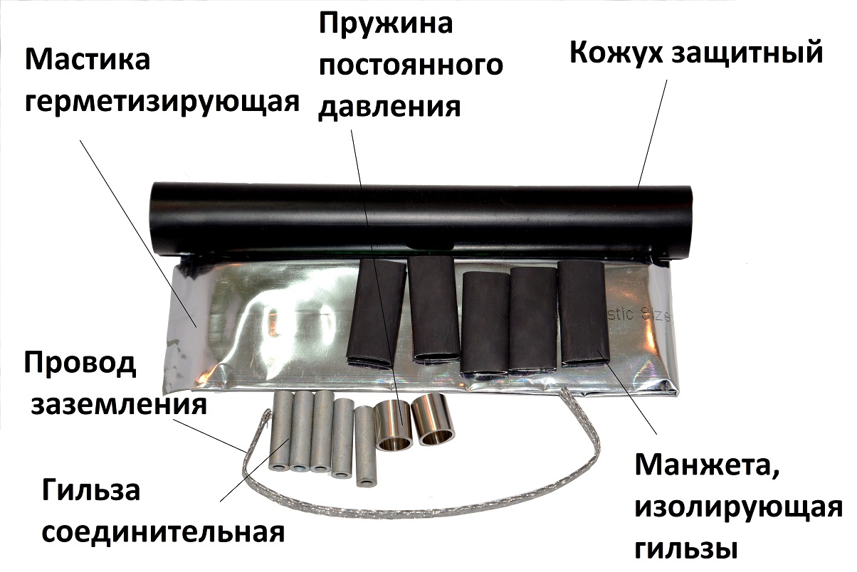 -муфта соединительная термоусаживаемая до 1 кВ